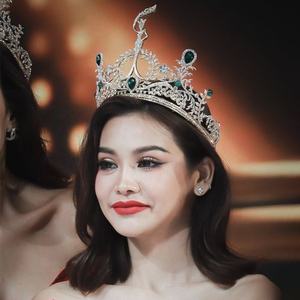 มงกุฎนางงามวัยรุ่น มิสยูนิเวิร์ส ราชินีแห่งโลก มงกุฎเจ้าสาว คอสเพลย์ เครื่องประดับศีรษะสำหรับเด็กผู้หญิง สำหรับการแสดงและตกแต่ง - Product Image 1