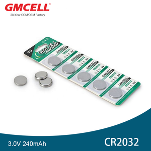 แบตเตอรี่ลิเธียม CR2032 แบบขายส่ง 3V Li-MnO2 แบตเตอรี่แบบกระดุม CR 2032 สำหรับ AirTag, พวงกุญแจ, รีโมท - Product Image 1