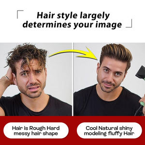 Cire coiffante mate à base d'eau pour le contrôle des bords, formule personnalisée sous marque privée, argile coiffante mate avec logo personnalisé - Product Image 5