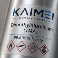 Triméthylaluminium (TMA) de qualité électronique CAS 75-24-1 Haute Pureté 6N Précurseur pour la Déposition par Couches Atomiques Revêtement Al2O3