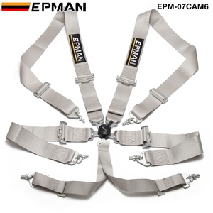 Arnés de Seguridad de 6 Puntos EPMAN, Cinturón de Seguridad de Nailon de 3 Pulgadas con Cierre Rápido Camlock para Automóviles Universales, Conducción Deportiva y Competición EPM-07CAM6 - Product Image 4