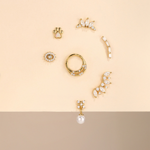 Pendiente de Plata de Ley 925 con Ópalo y Circonita, Diseño Único y Moderno para Chicas - Product Image 2