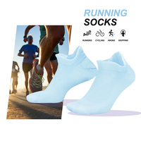Chaussettes de sport de compression professionnelles pour marathon, respirantes à la cheville, personnalisées pour la course à pied
