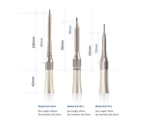 DJW-45-2-pieza de mano quirúrgica Dental de baja velocidad, contraángulo con conector tipo E, longitud de 45mm de diámetro, 2,35mm - Product Image 4