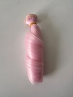 Wig Boneka Keriting Serat Tahan Panas BJD/SD 15cm Panjang 1 Meter Lebar, Jahitan Ganda Mesin, Gaya Alami
