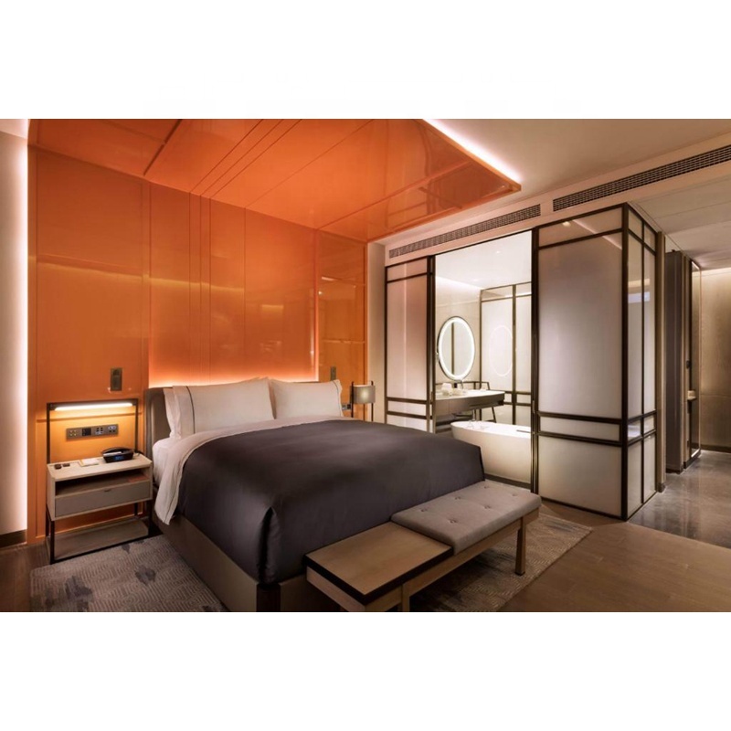 2022 Современные пользовательские Ritz Carlton, необычный дизайн спальни 5 звездочный отель мебель для производства