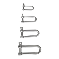 Alastin Marine Offre Spéciale Acier inoxydable 316 Matériel de gréement Long D Manille pour bateau