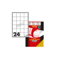 Paquete de 10 cajas, caja de 100 hojas tamaño A4 - etiquetas adhesivas con esquinas redondeadas _etiquetas adhesivas_ para impresoras_almacén y oficina
