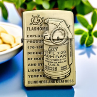 Briquet à cigarettes en métal au design créatif et original, avec relief tridimensionnel, coupe-vent, pour cigares et cigarettes, à kérosène