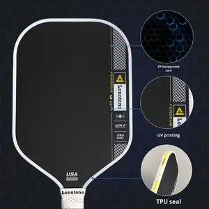 Profession elles T700 Kohle faser Wärme gepresstes <span class=keywords><strong>Pickleball</strong></span>-Paddel 16mm dickes Wettkampf qualität für Indoor-und Outdoor-Sportarten - Product Image 1