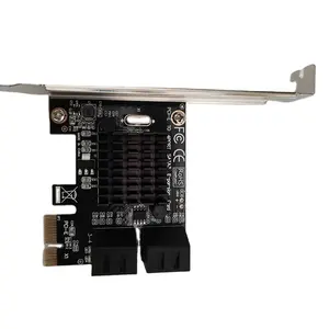 4端口SATA 3 PCI快递扩展卡到PCI-e控制器PCIE 1X到SATA卡SATA3.0 6gb适配器添加在用于HDD SSD的卡上