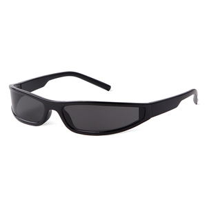 77314 Petites lunettes de soleil futuristes à monture étroite, tendance Y2K, pour hommes et femmes, idéales pour le cyclisme, les sports de plein air et la pêche - Product Image 1