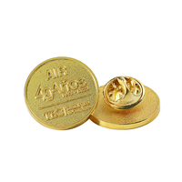 Conception libre Logo commercial insigne épingle en métal doré personnalisé plaqué or épingle de chapeau en relief épinglette pour les hommes de costume
