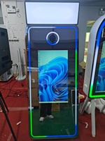 Miroir Photo Booth Économique Magic Mirror Pro-slim Pleine Longueur avec Écran Tactile de 32 pieds, Caméra Intégrée et Option Imprimante