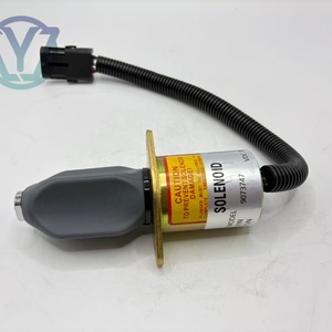 วาล์วโซลินอยด์ปิดเครื่อง 24V 9073747 สำหรับรถขุด R914 อะไหล่รถขุด อะไหล่เครื่องจักรก่อสร้าง - Product Image 3