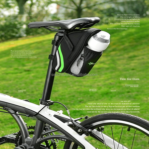D3034 山地自行车后座骑行包带拉链闭合尼龙材质水壶袋 - Product Image 1