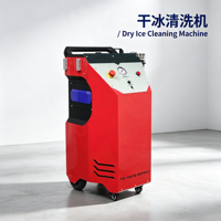 Machine de nettoyage industrielle mobile à glace sèche, machine de nettoyage intelligente à glace sèche, souffleurs de glace sèche fournis par l'usine