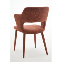 Chaise de salle à manger élégante et moderne avec assise et dossier rembourrés, sièges élégants pour restaurant, hôtel et mobilier d'intérieur