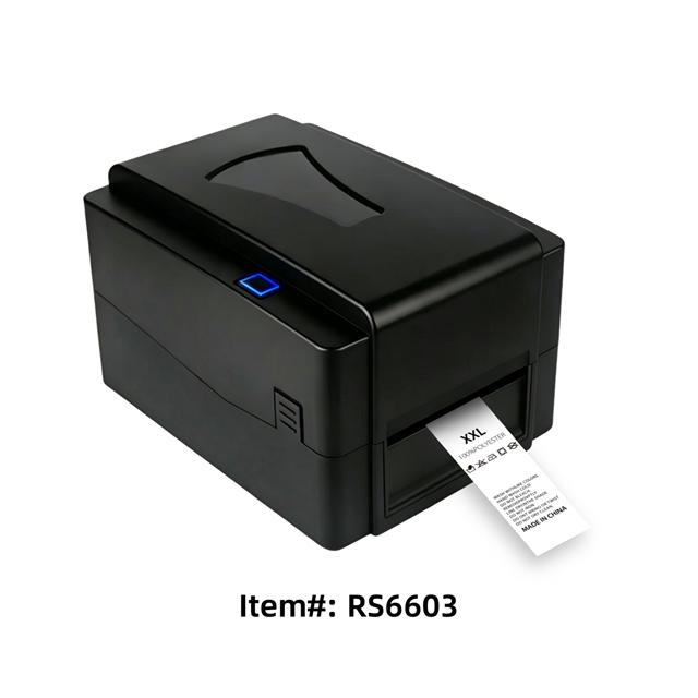 300DPI Thermal Garment Label Printer Desktop Gold Ribbon Foil Printer Flower Gift Ribbon Party Banner Barcode Printer Machine