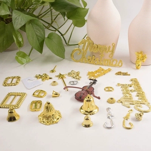 Breloques en gros multi-styles pour instruments de musique miniatures : Violon, Saxophone, Trompette dorés – Pendentifs porte-clés pour le bricolage - Product Image 3