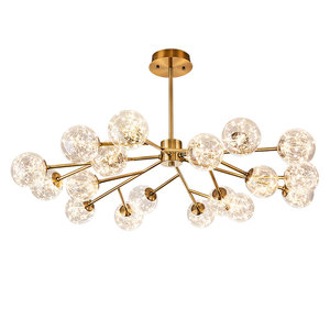 <span class=keywords><strong>Lampadario</strong></span> Moderno Decorativo a Sfera di Vetro Sospeso per Ingresso, Minimalista <span class=keywords><strong>con</strong></span> LED Dimmerabile e Telecomando - Product Image 6