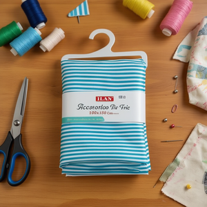 Tessuto a righe ILAN 100x150 cm per progetti di artigianato e cucito - Product Image 3