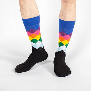 Calcetines de Vestir Personalizados para Hombre, de Algodón, Divertidos, Coloridos, Estilo <span class=keywords><strong>Crazy</strong></span> Crew - Product Image 4