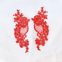 Robe de mariée bricolage faite à la main chaussures de mariage et matériaux de robe dentelle fil d'argent appliques de dentelle accessoires vestimentaires