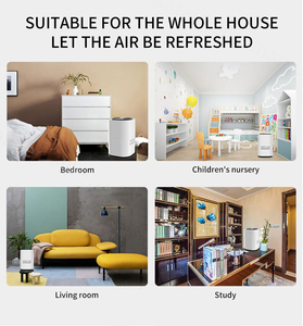 Umidificatore Elettrico Portatile da 4L con Controllo App e <span class=keywords><strong>Umidostato</strong></span> per Uso Domestico e Commerciale, in Plastica da Scrivania - Product Image 4