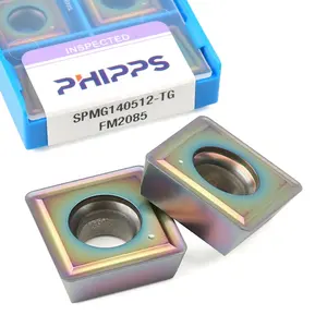 Phipps SPMG07t308 SPMG050204 SPMG0110408หัวเจาะ U 060402 110408แทรก spmg 140408เครื่องมือตัด CNC