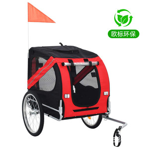 Carrello da Campeggio Pieghevole in Acciaio Inox a Quattro Ruote, Passeggino per Animali, Cesto Portaoggetti Industriale, Trolley da Esterno - Product Image 2