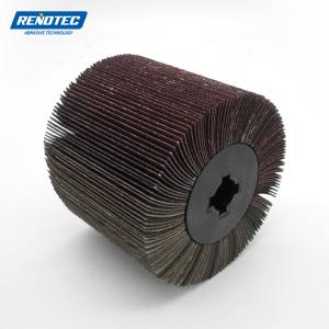 Meule de polissage en oxyde d'aluminium et zircone du fabricant 120X100X19mm meules <span class=keywords><strong>à</strong></span> tambour <span class=keywords><strong>à</strong></span> lamelles abrasives pour le métal - Product Image 3