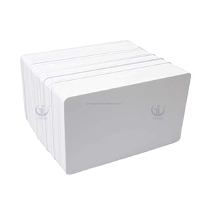 Carte d'identité vierge en polycarbonate PC imprimée à l'encre UV, prix d'usine, interface de communication RFID pour adhésion, 125 kHz - Product Image 1