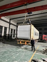 Contenedor Móvil Moderno para Exteriores de 20 pies/40 pies, Oficina Tipo Cabaña Apple con Estructura de Acero Galvanizado para Uso como Cochera
