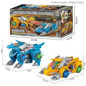 Vente en gros de voitures de dinosaures avec déformation par pulvérisation de musique légère <span class=keywords><strong>Jouet</strong></span> robot Déformer <span class=keywords><strong>Voiture</strong></span> électrique robotisée de dinosaure <span class=keywords><strong>Jouet</strong></span> <span class=keywords><strong>voiture</strong></span> de dinosaure à inertie - Product Image 6