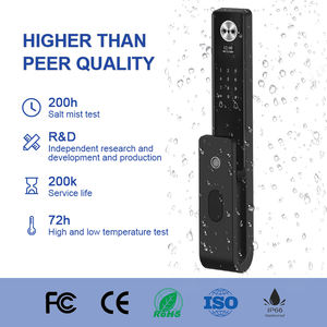 CNC-Hardware PalmVein Tuya APP WLAN 3D-Gesichtserkennung Smart Lock mit Video-Gegensprechanlage 6068/6085 Einsteckschloss 4,5 Zoll - Product Image 4