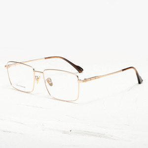Shenzhen factory new feather Business-grade titanium <b>eyeglass</b> Customizable <b>frames</b> Logo embossed <b>frames</b> - Product Image 5