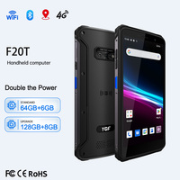 PDA Industrial Portátil Resistente con Android 14.0, Lector de Códigos QR Láser 1D/2D, Escáner de Códigos de Barras NFC 1D/2D