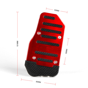 PUERXIN PVC Universel Boîte Manuelle 3 PIÈCES Antidérapant Voiture Pédale De Frein Pad Couverture <span class=keywords><strong>Kit</strong></span> Pour Voitures - Product Image 4