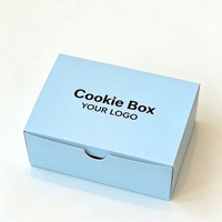 Boîte d'emballage en papier personnalisée pour biscuits, chocolats, desserts, gâteaux, pains, vente en gros, qualité alimentaire, recyclable, bon marché