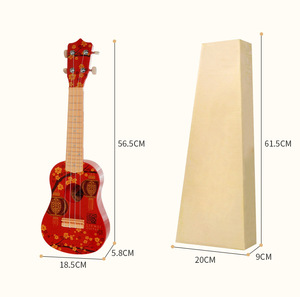Ukulélé 21 pouces pour enfants, instrument de musique de niveau débutant, petite guitare acoustique à cordes en nylon, vente en gros - Product Image 5