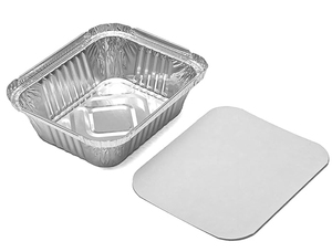 Boîte de cuisson et de service portable en aluminium jetable économique pour les fêtes - Product Image 4
