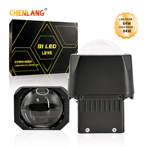 Chenlang - Lente de Proyector Bi-LED Matrix Mini de 1.5 Pulgadas Mejorada, <span class=keywords><strong>Venta</strong></span> Caliente, Luz Alta y Baja de 84W-64W, Bombilla LED de 5400LM, Faros Delanteros para Automóvil H4 - Product Image 2