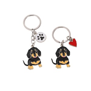 Llaveros de Moda para Amantes de los Perros, de Aleación de Zinc Ligera, Estilo Americano, Mini Colgantes de Cachorros para Bolsos y Ropa, Dachshund, Corgi, Basset Hound - Product Image 6