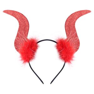 Ensemble de costume de diable d'Halloween, ailes de diable maléfiques, bâton de diable, accessoires de costume de cornes de diable pour fête de cosplay - Product Image 5