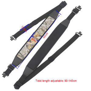 90-140Cm Chiều Dài Có Thể Điều Chỉnh Nylon Hai Điểm Ngụy Trang Săn Bắn Vai Đệm Dây Đeo Súng Vành Đai Khóa Chiến Thuật Súng Sling - Product Image 6