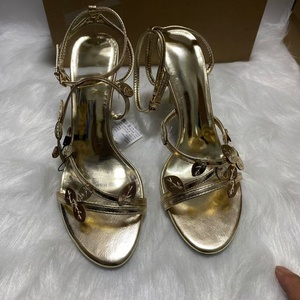 Sexy Peeptoe-Stiletto-High-Heel-Sandalen mit verstellbaren Schnallen, atmungsaktive Damen-Sommerschuhe, geeignet für Abschlussbälle und Bankette - Product Image 1