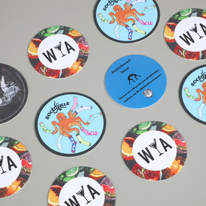 Absorbent Pulp Board Paper <strong>Drink</strong> Custom <strong>Coasters</strong> Round 40 Pt Custom Printed <strong>Coaster</strong> Wholesale Bar Beer Custom <strong>Coaster</strong> for <strong>Drink</strong> - Product Image 6