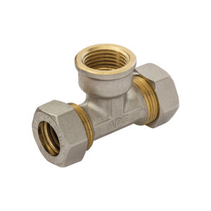 TEE FEMMINA-Joint torique 14X1/2X14 alliage de cuivre raccords de verre de vue en acier inoxydable pour douille de soudure de gaz de pétrole tête peinte 1 pièce - Product Image 3