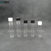 Tube en verre conique à visser de 116 mm, hermétique et résistant aux enfants, pour emballage de cigares, avec tubes en verre résistants aux enfants